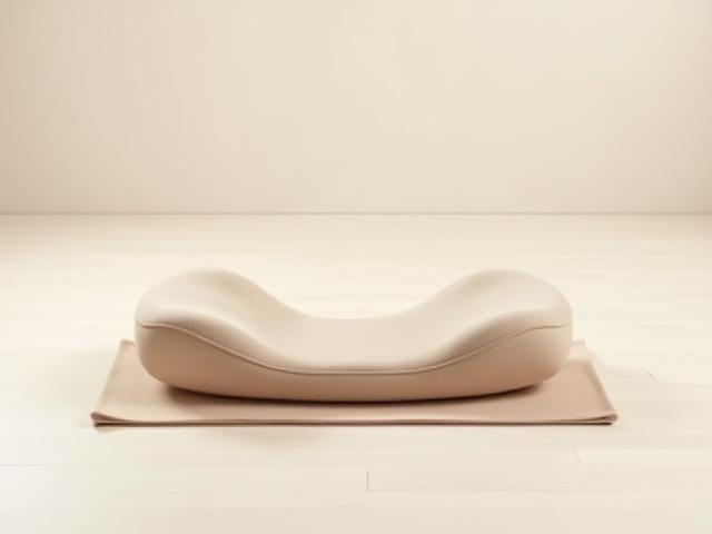 Ergonomic meditation cushion for comfortable posture